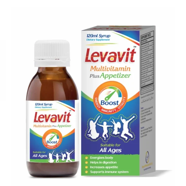 Levit Plus Powder Levavit Syrup – Multivitamins with Appetizer
