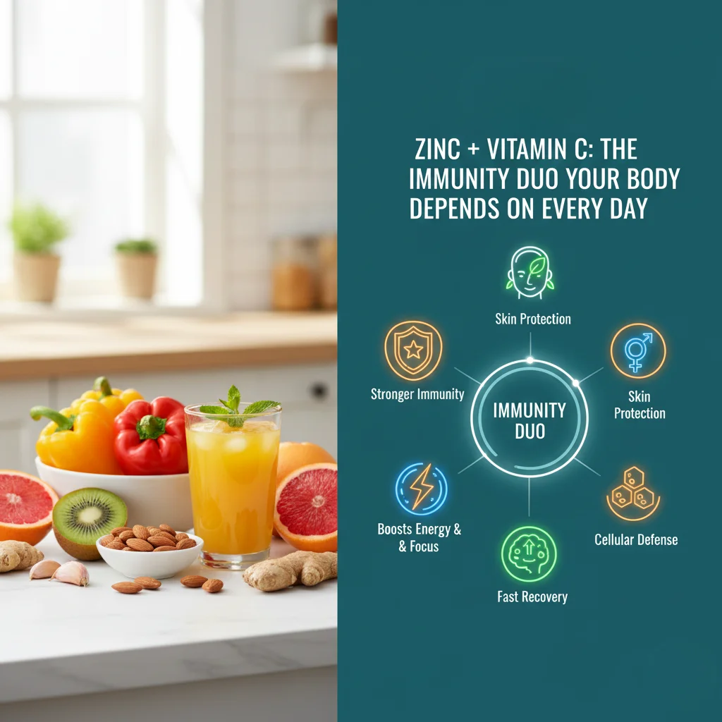 Zinc + Vitamin C: The Immunity Duo Your Body Depends On Every Day