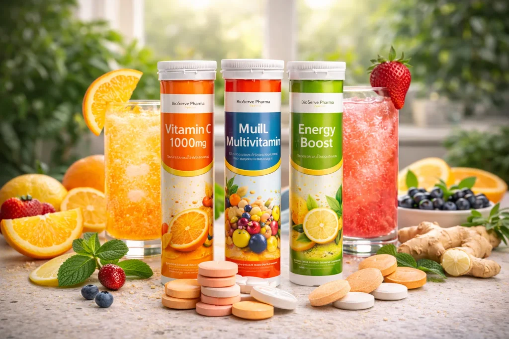 Effervescent Tablets Trend: Vitamin C & Energy Boost Products