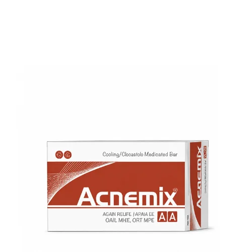 Acnemix benzoyl peroxide medicated acne cleansing bar box