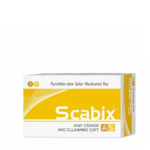 Scabix medicated bar box for scabies and pediculosis care