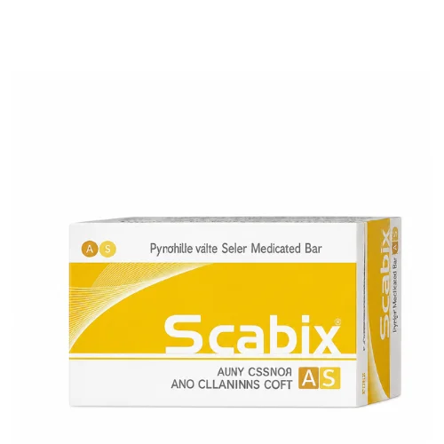 Scabix medicated bar box for scabies and pediculosis care